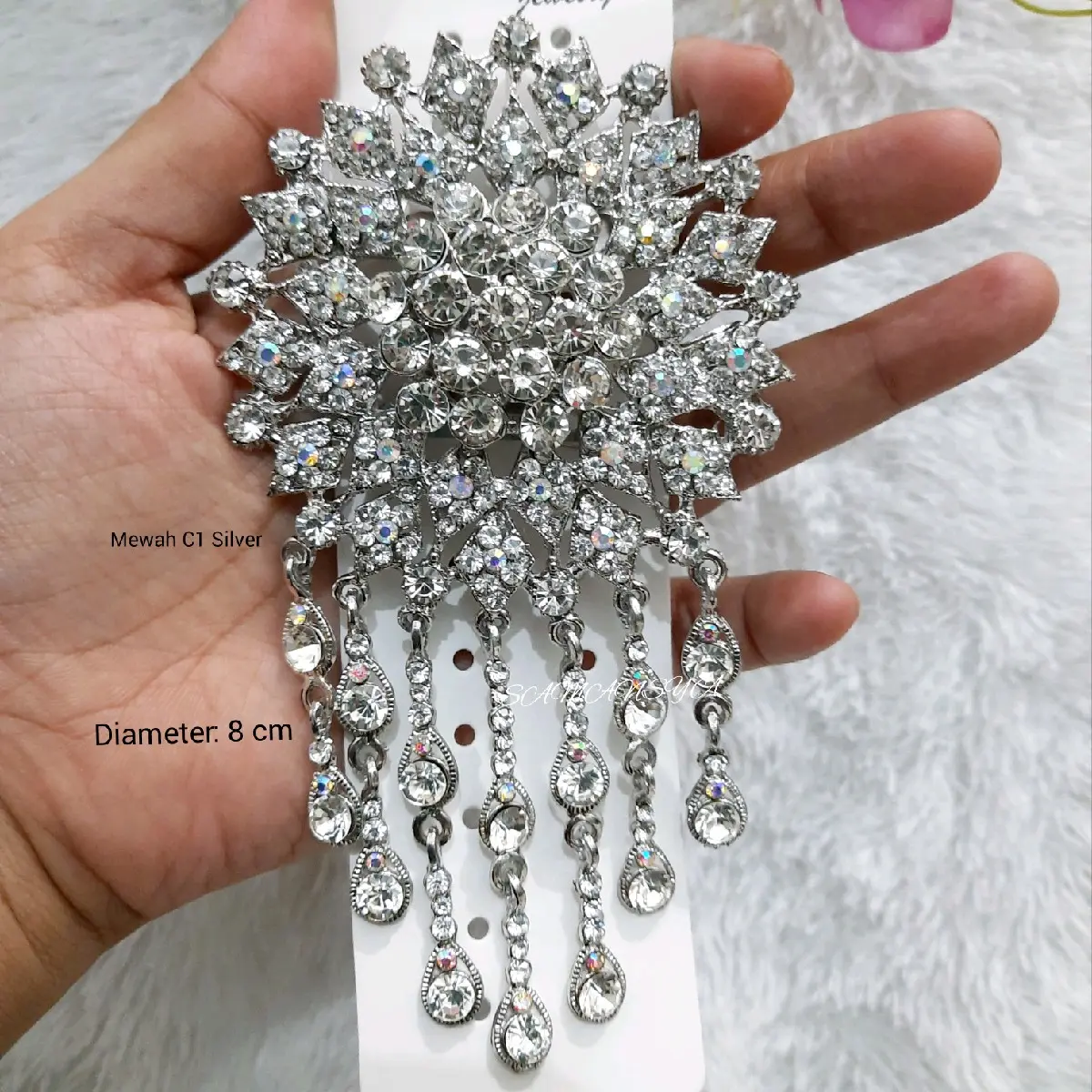 Bros Kebaya-Bros Kebaya Mewah-Bros Kebaya mata glamour-Bros Kebaya Glamour Aksesoris Clips Berlian jaya acc