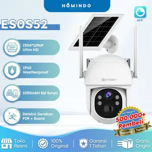 (BISA COD) HOMINDO CCTV 4G All Operator Tenaga Surya Outdoor Waterproof CCTV