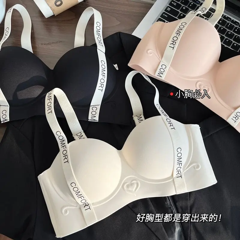 Áo Ngực Liền Mạch, Chất Lượng Cao, Đồ Lót Nữ, Không Dây, Đồ Lót, Nửa Cúp, Áo Ngực Nâng Ngực