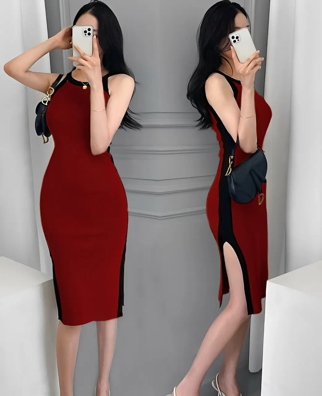 GFS Dress Rajut Sydney Ld 90 - 100 cm P 110 cm B 250 gr Cotton Polyester #4520