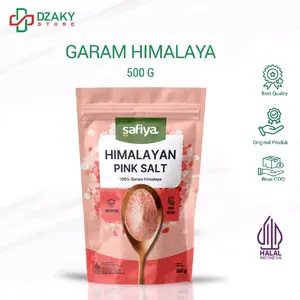 Safiya Garam Himalaya 500 Gram Pink Himalayan Salt Original Premium