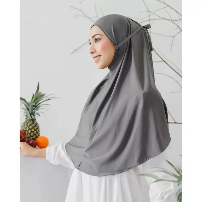 By assalam - 88RB dpt 7pcs jilbab hijab bergo maryam tali jersey premium oval terbaru kerudung bergo instan 3