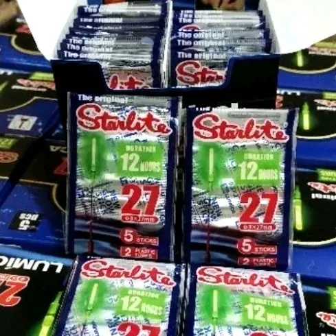 lampu pancing/starlet lumica isi 5(harga untuk 1 bok isi 50pcs)