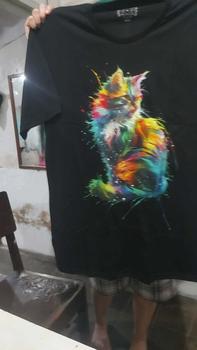 Product Review of 3DimensionWear T-Shirt 3D Abstract Art Cat - DT0037 from F**y X**s 0