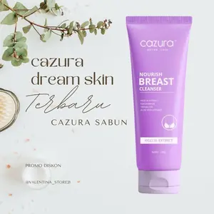 Cazura Dream Skin Nourish Cleanser 100g - Sabun Perawatan Kulit Area Dada dengan Kigelia & Niacinamide