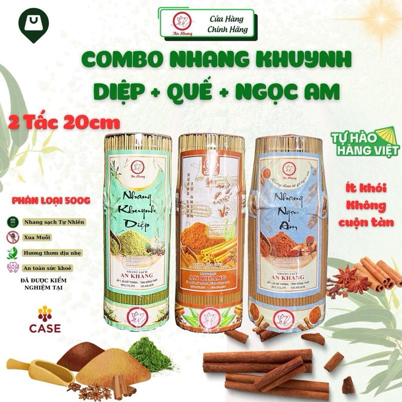  ComBo Mix 3 Loại Nhang Thảo Mộc Phân Loại 2Tấc Quế Vỏ Khuynh Diệp và Ngọc Am   Tặng 10 Nụ Xông Nhà   