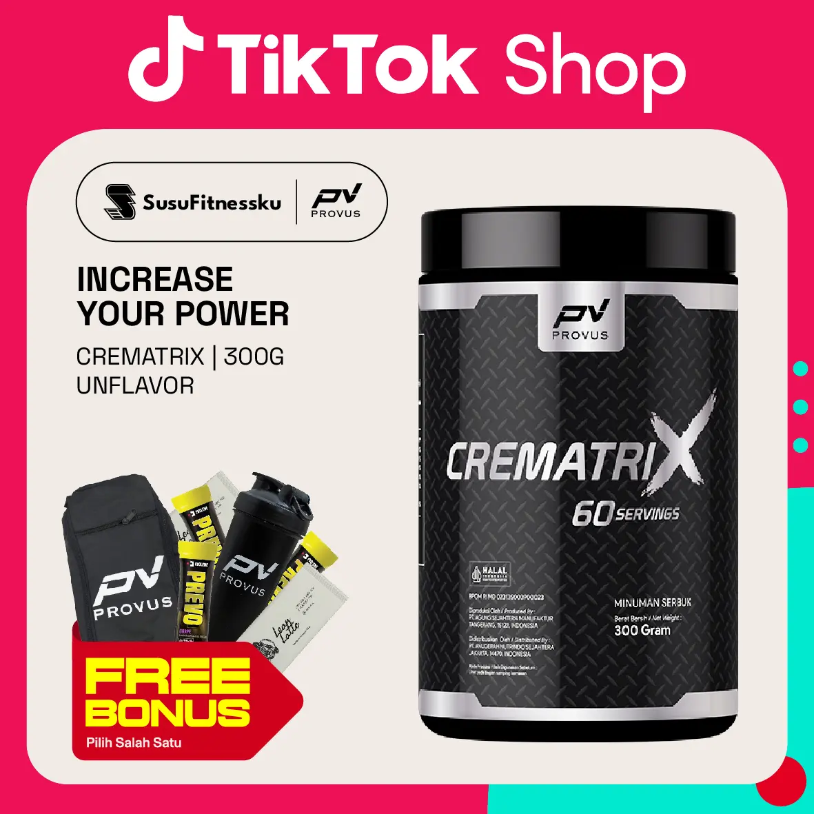 Provus Crematrix - Creatine Matrix - Monohydrate