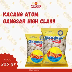 GANGSAR KACANG ATOM  HIGH CLASS 225 GR | RENYAH RASA BAWANG