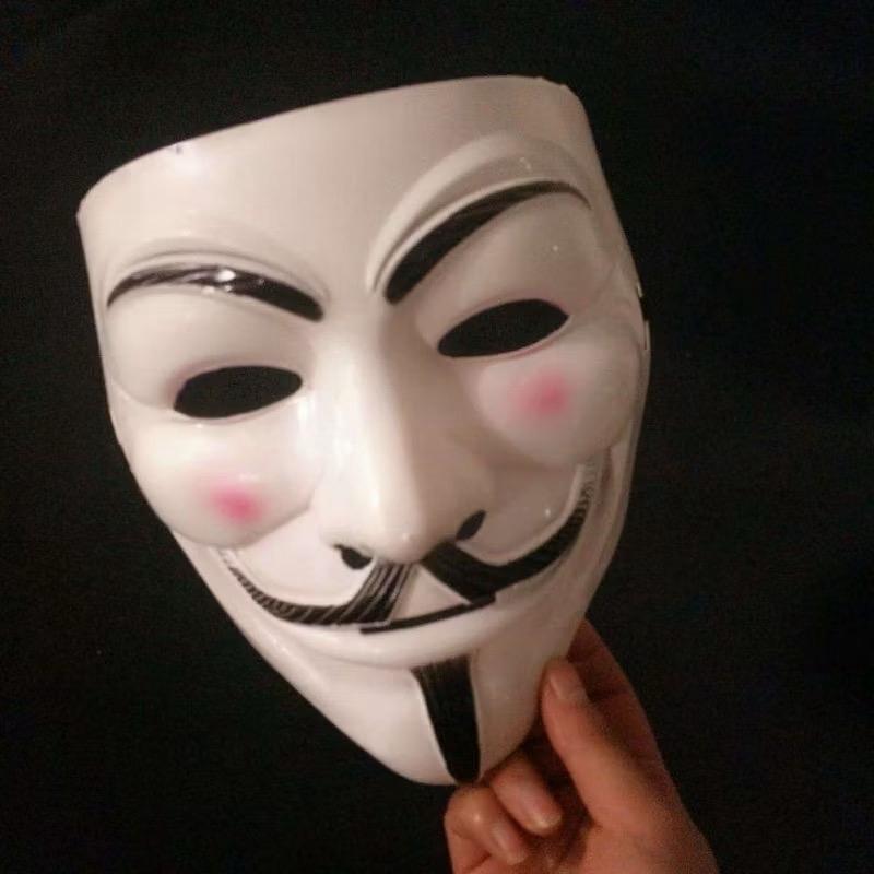 Mặt Nạ Hacker - Mặt Nạ Hoá Trang - Đạo Cụ Cosplay Siêng Gầu Halloween Trung Thu An Toàn Cho Trẻ Em