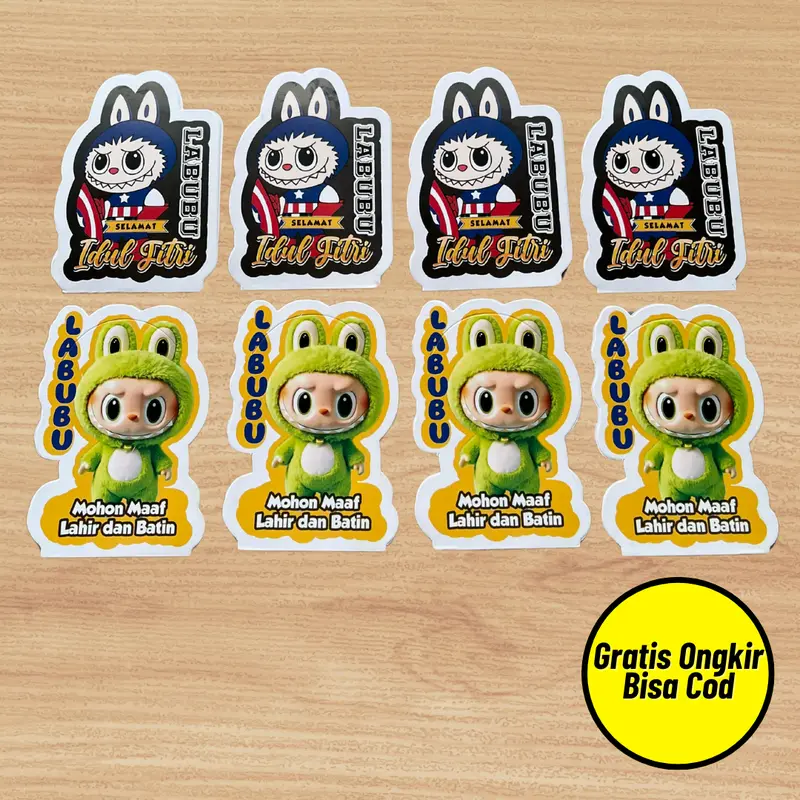 PROMO DISKON Amplop untuk Lebaran 3D Kartun Labubu Lucu 50pcs viral Mix random 2025 4