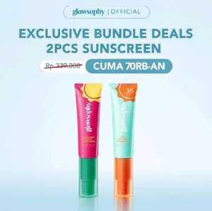 Glowsophy Sun Protection Bearberry Tinted Sunscreen + Cica Daily Light Sunscreen