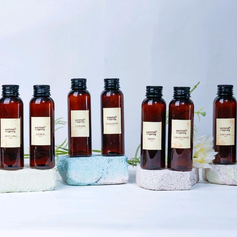 [ COD ] Summer Spring Pengharum Ruangan Kamar Tidur Ruang Tamu Toilet Aroma Refill Reed Diffuser Sticks Summer Spring Wangi Tahan Lama 0