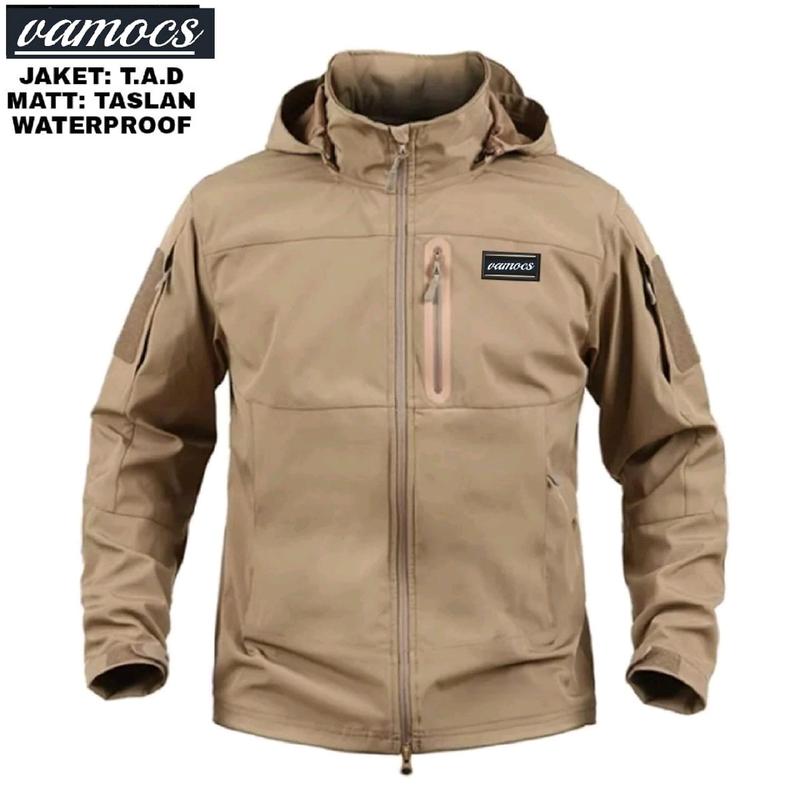 JAKET TAD WATERPROOF ANTI AIR JAKET MOTOR JAKET PRIA KUPLUK BONGKAR PASANG Bomber Outdoor Cowok Gunung 0