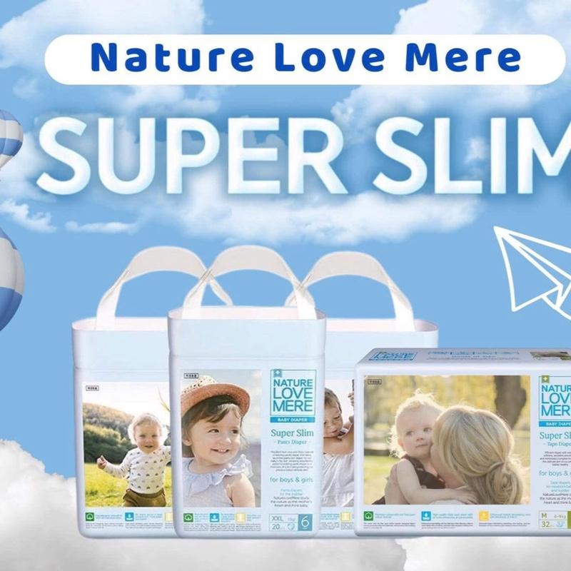 COMBO 2 BỊCH Bỉm nội địa Hàn NATURE LOVE MERE quần và dán đủ size S20 M20L20 L18 XL18 XXL18