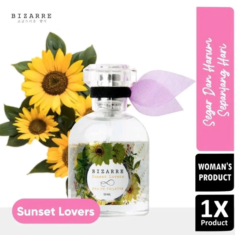 PARFUM EAU DE TOILETTE BIZARRE 50 ml/ MINYAK WANGI/ EDT SPRAY TAHAN LAMA/ Parfum/ Wangi/ Tahan Lama/ Wanita/ Pria/ Segar dan Harum/ Wanita/ Perfume 5