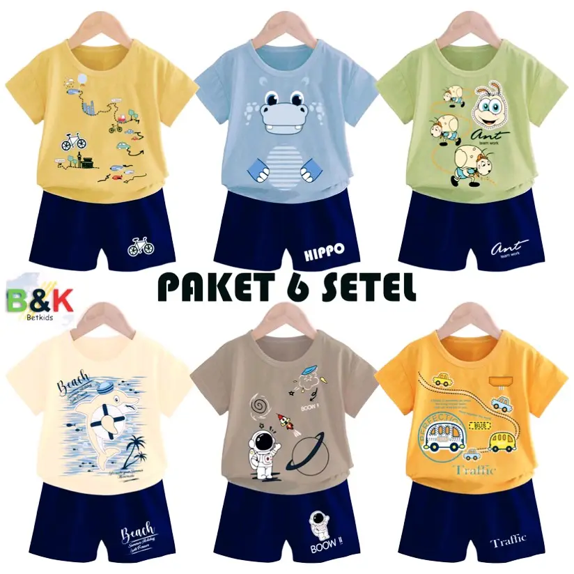 Baju Setelan Anak PAKET GOOD 6 SETEL Dari usian 3 Bulan - 4 Tahun Fashion Parsel bayi newborn