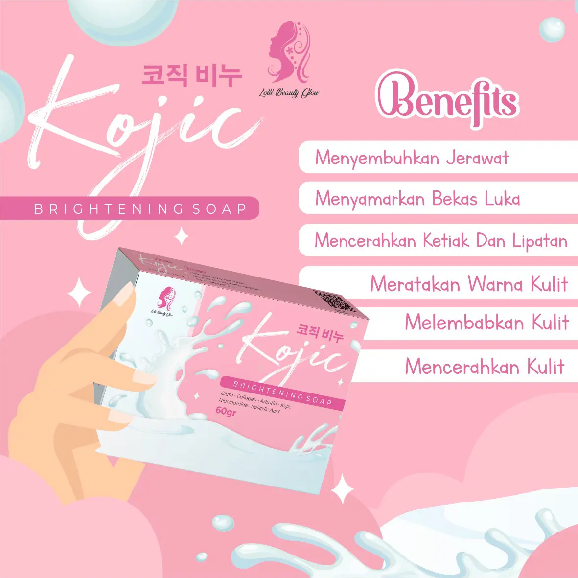 KOJIC BRIGHTENING SOAP