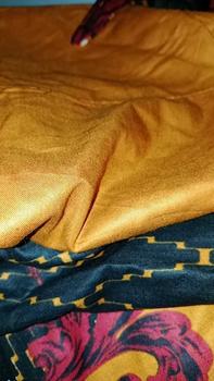 Product Review of Setelan Celana Panjang Wanita Dewasa Kain Rayon Lembut Lengan Serut Printing Pekalongan Motif Mahkota Garis Warna from A**n 0