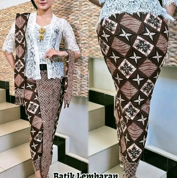 Kamen  Motif batik  Katun lembaran set selendang 1
