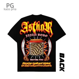 Kaos Pria Printing Budaya Tradisional, Nyaman dan Stylish