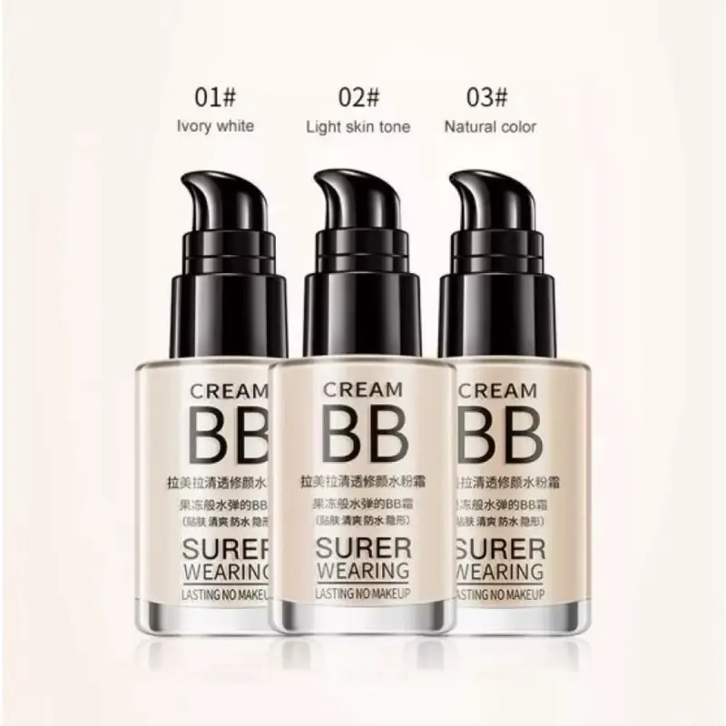 YOO BB Cream Foundation Concealer Super Wearing Lasting - Mengontrol Kilap & Minyak Berlebih - Tekstur Kenyal - Hasil Makeup Halus & Merata - Wajah Bersih & Cerah Seharian