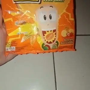 Super Zuper Permen Asem Rasa Buah Bag - Sour Candy Mix 1 Bag (Isi 40 Pcs)