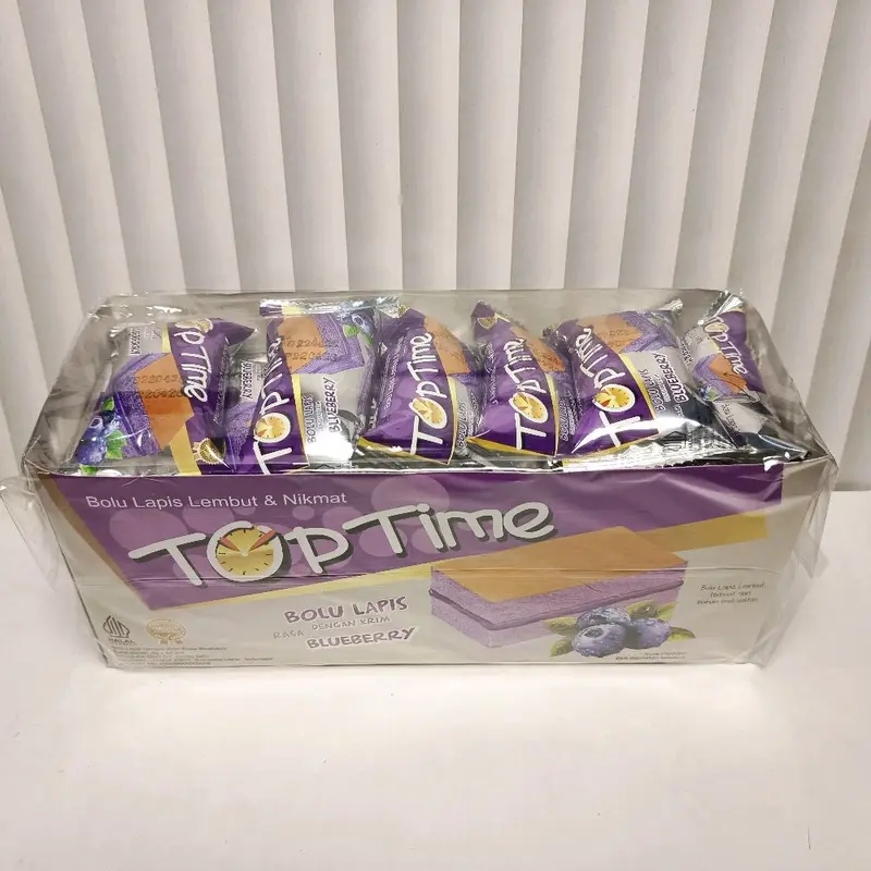 MURAH - Top Time Bolu Lapis Layer Cake 1 Box isi 24 Pcs All Varian 2