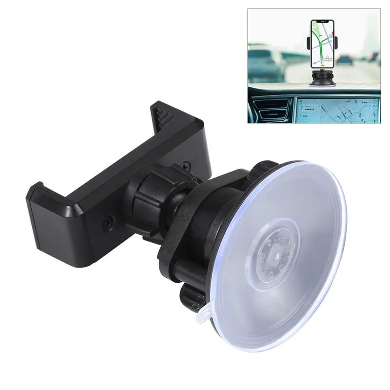 Giá đỡ cốc hút xoayPULUZ 360 độ, giá đỡ kẹp cho iPhone, Galaxy, Huawei, Xiaomi, Sony, HTC, Google và các điện thoại thông minh khác (màu đen) 0