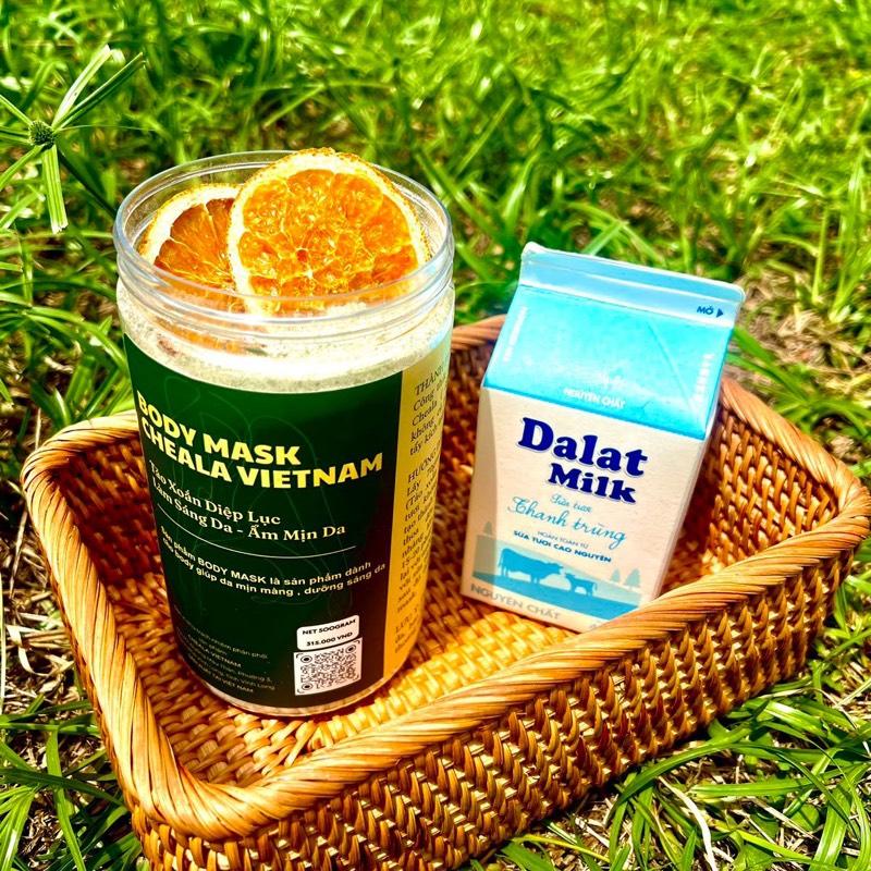 BODY MASK TẢO XOẮN - DIỆP LỤC - CHEALA DƯỠNG SÁNG - ẨM MỊN mặt nạ ủ