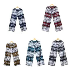 Kulot / Celana Panjang Wanita dan Pria Motif Gajah Thailand