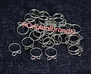 5 Pcs Klip Kawat Kancing klem 12mm Penjepit kleman Selang Bensin selang Hawa Model Pita