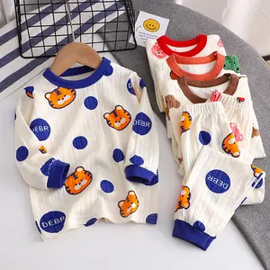 ALFREDCOLLECTION SET BAJU TIDUR BABY BEAR TIGER HAPPY SMILE TERLARIS VIRAL MURAH