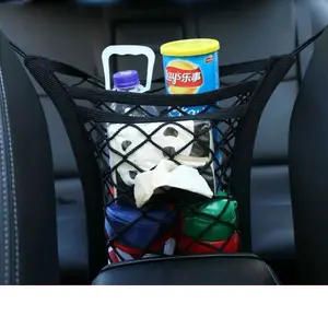 [TERLARIS] Jaring Mesh 3 Layer Penyimpanan Barang Mobil Car Net Organizer - Mesh Carnet