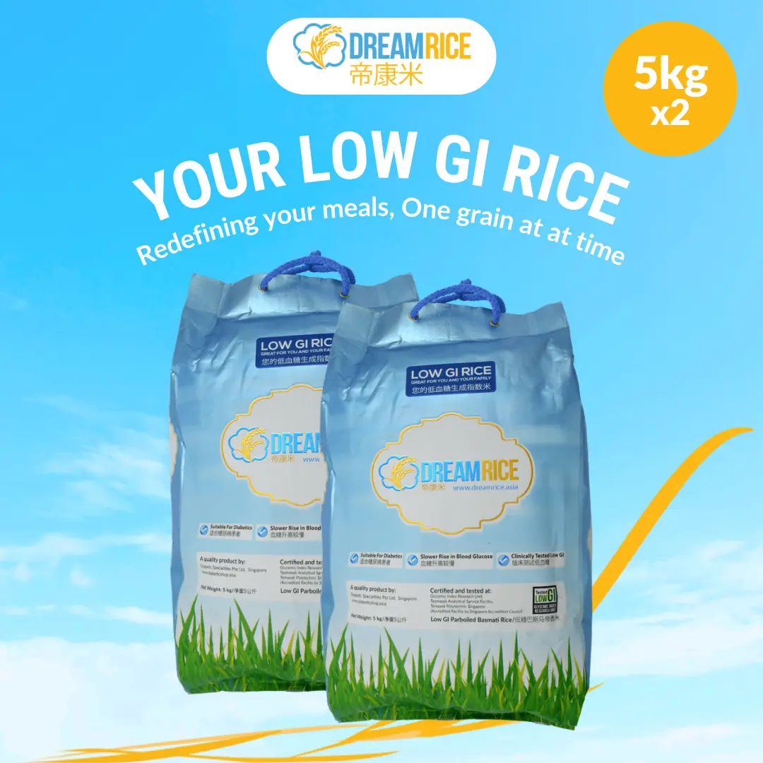 DreamRice Low GI Rice 5kg (Bundle of 2)