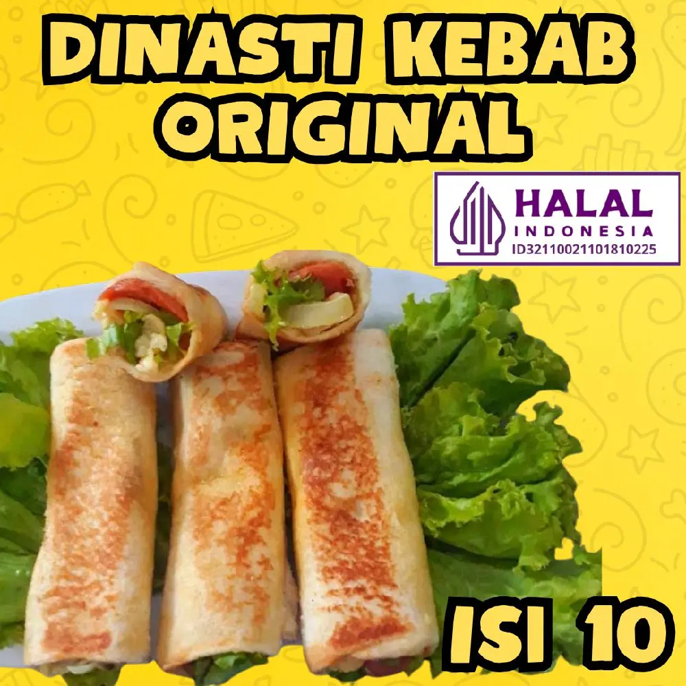 Dinasti Kebab - Kebab Medium Frozen Uk.16 Cm Rasa Original Enak, Fresh, Halal Dan Sehat Food