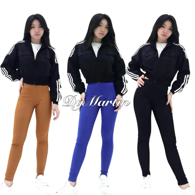 Dymartin - Celana Legging Denim Tebal Big Size Jumbo / Celana Legging Denim Produk Lokal Jeans Wanita 4