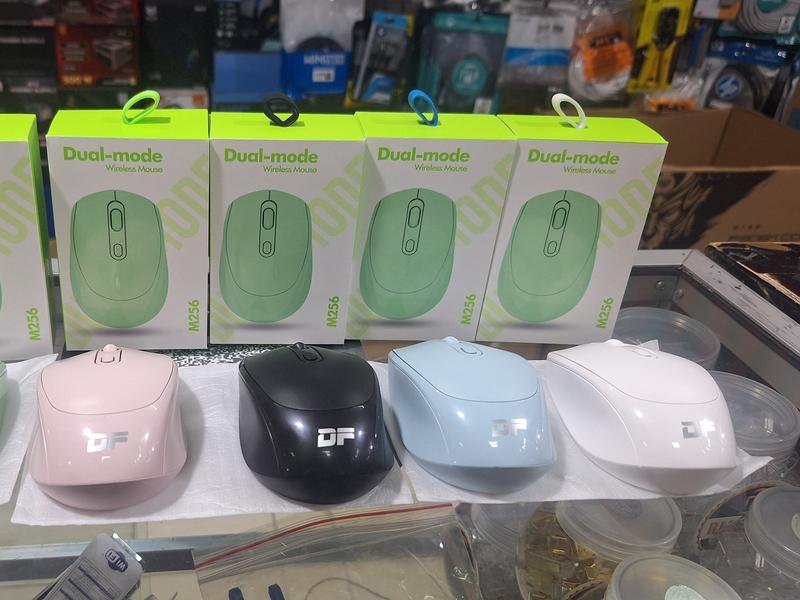 MOUSE WIRELESS + BLUETOOTH DUAL MODE DF M256 buat komputer kantor dan sekolah 3