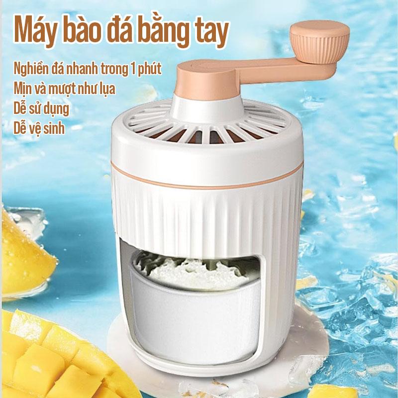  Máy Làm Bingsu Bào Đá Mini Cầm Tay Tiện Lợi Thiết Kế Nhỏ Gọn Dễ Dàng Xay Đá Tạo Tuyết Mịn Tại Nhà 