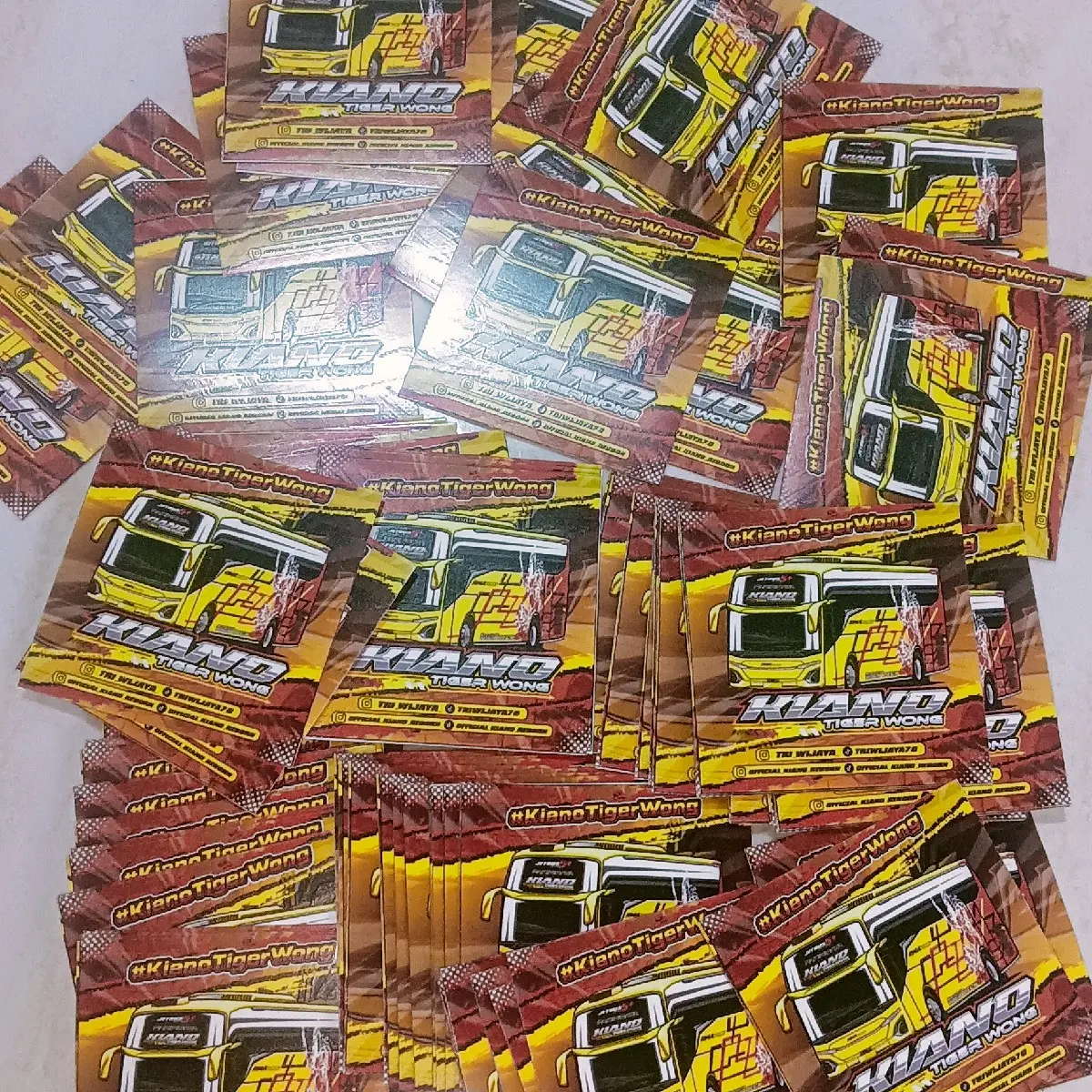 Stiker KIANO JB 5 Kotak (1 PAKET ISI 6PCS)