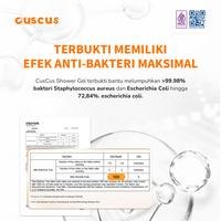 Gambar CusCus Cleansing, Softening, and Moisturizing Shower Gel 300ml - Diperkaya Ekstrak Tumbuhan - Bantu Lindungi dari Bakteri & Tungau - Moisture Beads untuk Mandi Lebih Seru - Untuk Anak dan Remaja - travel size（50ml） dari CusCus.indo Kota Administrasi Jakarta Timur 5 Tokopedia