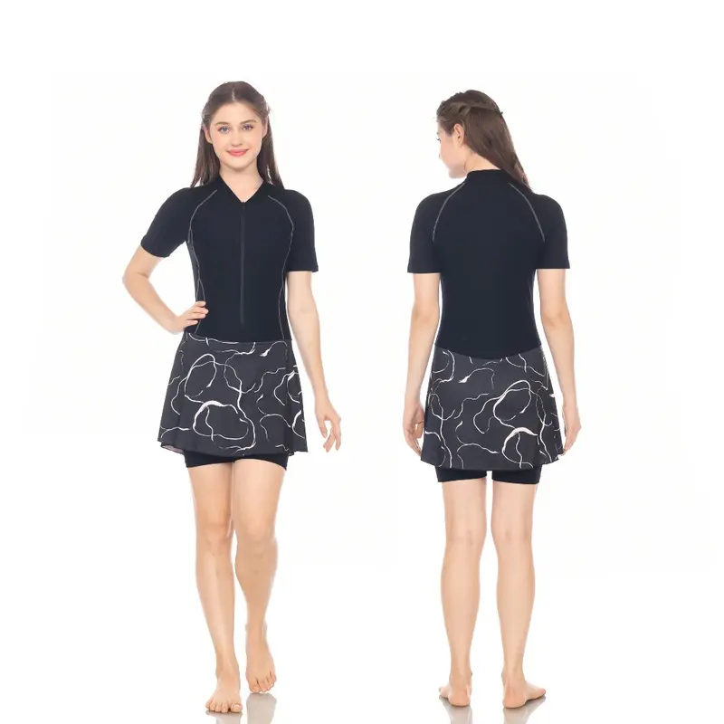 BAJU RENANG DIVING ROK WANITA DEWASA PKD PAKAIAN RENANG WANITA (LAPIS CUP BH) 1