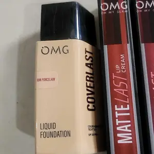 OMG Oh My Glam Coverlast Liquid Foundation - Flawless Coverage & Tahan 12 Jam