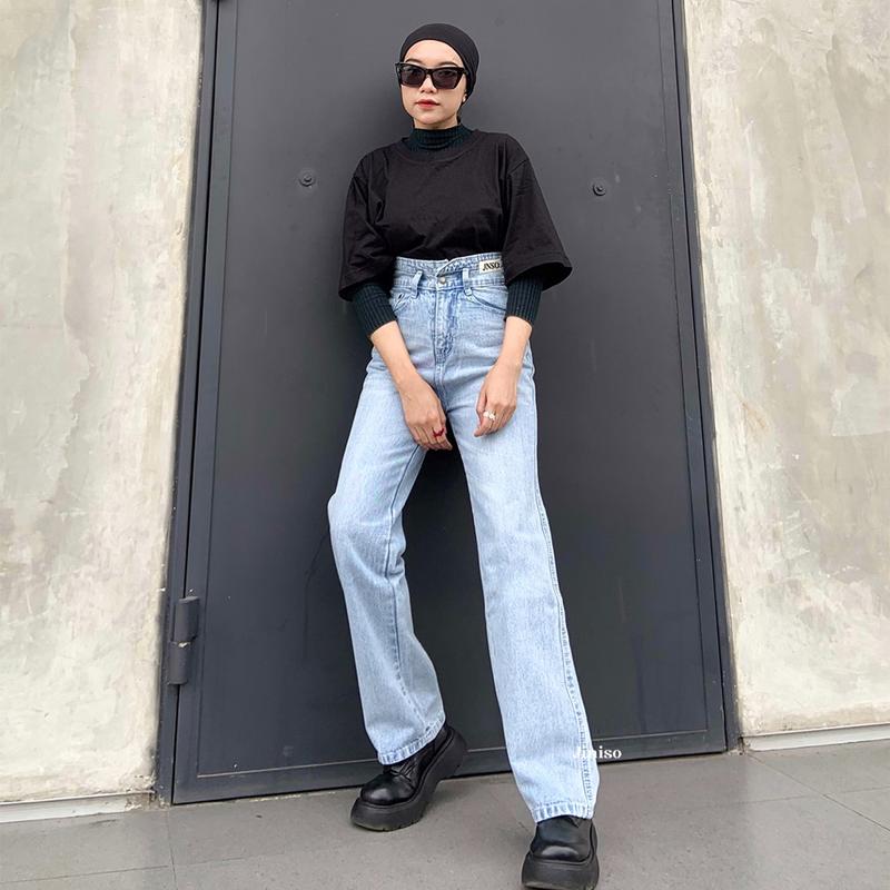 JINISO - Ultra Highwaist Loose Jeans 222 LEVEL UP 4