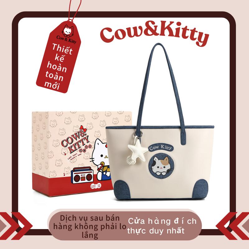 Cow&Kitty - Túi Tote Mèo, Thiết Kế Mới Của Bò & Kitty, Họa Tiết Độc Quyền, Không Sao Chép, Hàng Mới Về