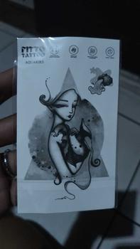 Product Review of tato temporer premium semi permanen tattoo fruit ink zodiac tatoo zodiak tatto pisces gemini leo taurus Temporary from i**a 0