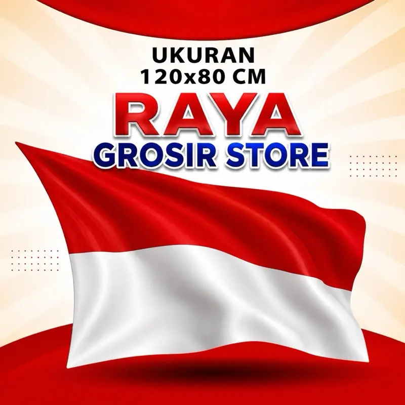 Bendera Agustusan Satin Bendera Bendera Merah Putih BENDERA MERAH PUTIH / BENDERA INDONESIA ukuran 80X 120 CM DAN 60X 90 CM