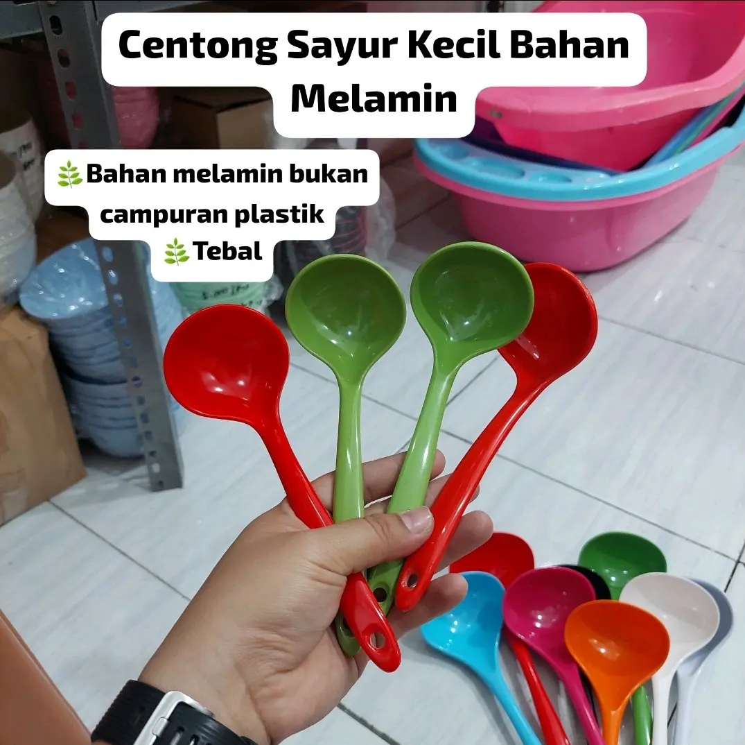 Eros Kecil Melamin / Eros Sayur / sayur / Melamin /Sayur soup/ sendok sayur