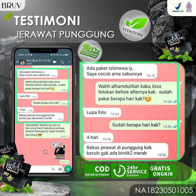 BRUV Brightening Soap - Sabun Cuci Muka Pria Khusus Pria 6