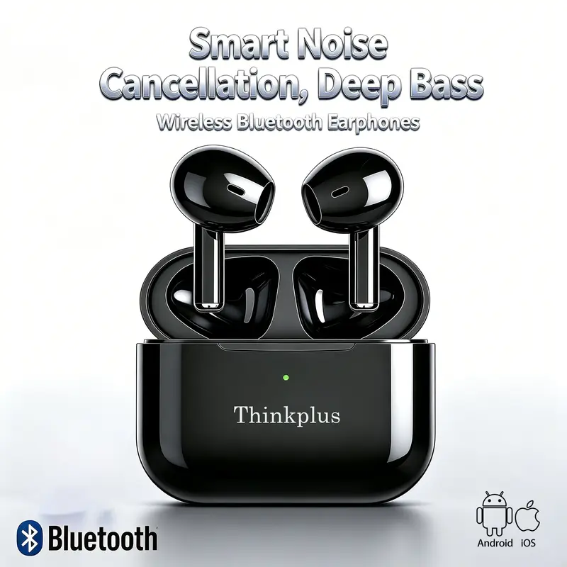 2026 TWS black myth wukong-Thinkplus Pro GT33 Earbud Nirkabel, casing ...