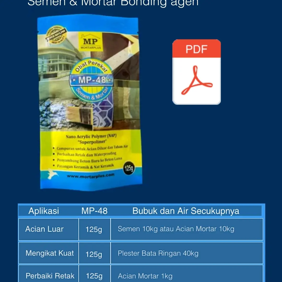 MP48 obat perekat premium